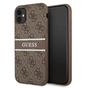Guess 4G Stripe tok iPhone 11 / Xr 6.1" - barna