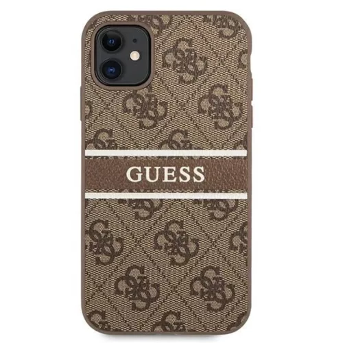 Guess 4G Stripe tok iPhone 11 / Xr 6.1" - barna-3666339005498 3 kép