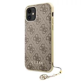 Guess GUHCN61GF4GBR iPhone 11 barna/barna kemény tok 4G Charms Kollek-3700740468081 2 kép