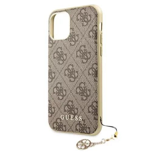 Guess GUHCN61GF4GBR iPhone 11 barna/barna kemény tok 4G Charms Kollek-3700740468081 5 kép