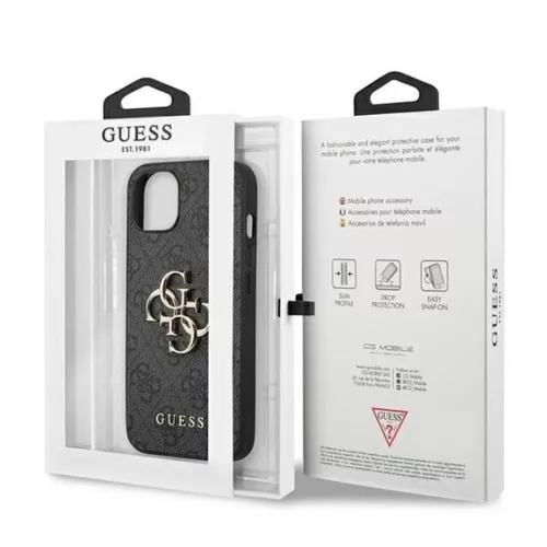 Guess GUHCP13M4GMGGR iPhone 13  szürke/szürke kemény tok 4G Nagy F�-3666339024802 8 kép