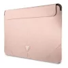 Guess Saffiano Triangle Logo fliptok 14"-os laptop tok - rózsaszín-3666339039905 2 kép