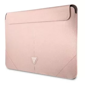 Guess Saffiano Triangle Logo fliptok 14"-os laptop tok - rózsaszín-3666339039905 2 kép