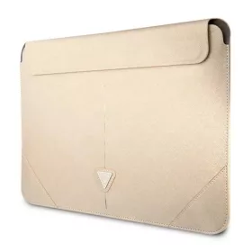 Guess Saffiano Triangle Logo tok 14 hüvelykes laptophoz - bézs-3666339039929 2 kép