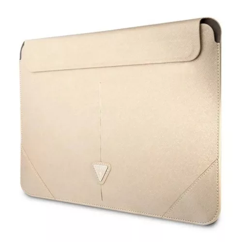 Guess Saffiano Triangle Logo tok 14 hüvelykes laptophoz - bézs-3666339039929 2 kép