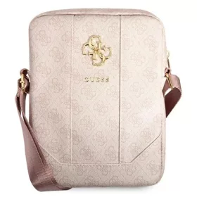 Guess Bag GUTB10G4GFPI 10" rózsaszín/4G Nagy Fém Logós táska-3666339036218 1 kép
