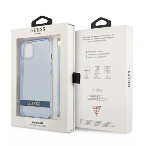 Guess GUHCP13MHTSGSB iPhone 13 6.1 "kék / kék keménytok áttetsző -3666339040680 8 kép