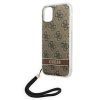 Guess GUOHCN61H4STW iPhone 11 barna/barna tok 4G Print Strap tok-3666339046408 6 kép
