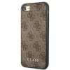 Guess 4G Metal Gold Logo tok iPhone SE 2022 / 2020 / 7 / 8 - Barna-3700740493953 2 kép