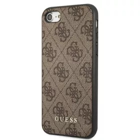 Guess 4G Metal Gold Logo tok iPhone SE 2022 / 2020 / 7 / 8 - Barna-3700740493953 2 kép
