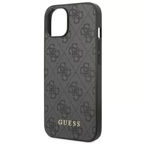Guess GUHCP14SG4GFGR iPhone 14 6,1" szürke hard tok 4G Metal Gold Log-3666339094034 6 kép