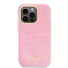 Guess Croco Collection tok iPhone 14 Pro - rózsaszín-3666339082949 3 kép