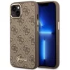 Guess GUHCP14MHG4SHW iPhone 14 Plus 6.7" barna / barna kemény tok 4G Vintage Gold Logo tok