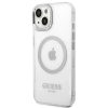 Guess GUHMP14SHTRMS iPhone 14 6.1" ezüst/ezüst kemény tok Metal Out-3666339069827 2 kép