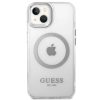 Guess GUHMP14SHTRMS iPhone 14 6.1" ezüst/ezüst kemény tok Metal Out-3666339069827 3 kép