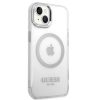 Guess GUHMP14SHTRMS iPhone 14 6.1" ezüst/ezüst kemény tok Metal Out-3666339069827 4 kép