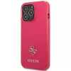 Guess Saffiano 4G Small Metal Logo tok iPhone 13 Pro rózsaszín-3666339047986 2 kép