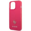Guess Saffiano 4G Small Metal Logo tok iPhone 13 Pro rózsaszín-3666339047986 5 kép