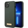 Guess GUHMP13MSBPLA iPhone 13 6.1" zöld/khaki kemény tok Szilikon Logóval MagSafe