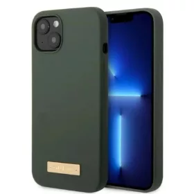   Guess GUHMP13MSBPLA iPhone 13 6.1" zöld/khaki kemény tok Szilikon Logóval MagSafe