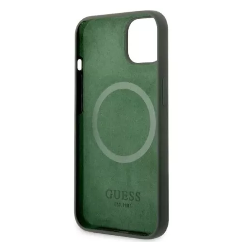 Guess GUHMP13MSBPLA iPhone 13 6.1" zöld/khaki kemény tok Szilikon Lo-3666339056940 7 kép