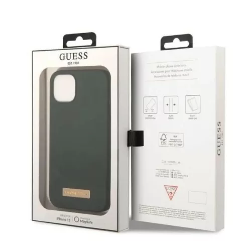 Guess GUHMP13MSBPLA iPhone 13 6.1" zöld/khaki kemény tok Szilikon Lo-3666339056940 8 kép