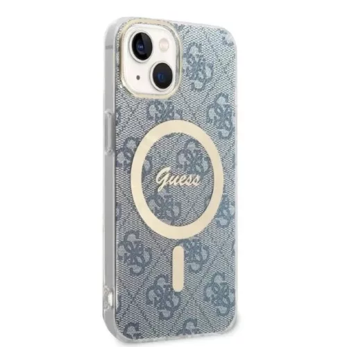 Guess GUBPP14MH4EACSB tok+ töltő iPhone 14 Plus 6.7" kék/kék kemé-3666339102975 4 kép