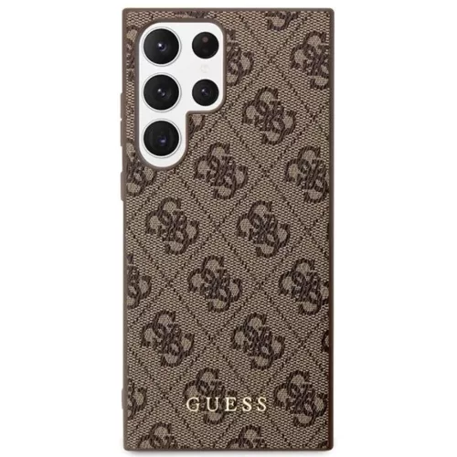 Guess GUHCS23LG4GFBR S23 Ultra S918 barna/barna kemény tok 4G Arany L-3666339117009 3 kép