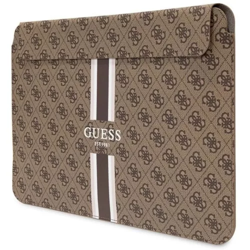 Guess 4G Printed Stripes laptop táska 14" - barna-3666339120535 2 kép