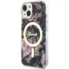 Guess Flower MagSafe tok iPhone 14-hez - fekete-3666339115517 2 kép