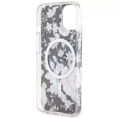 Guess Flower MagSafe tok iPhone 14-hez - fekete-3666339115517 7 kép