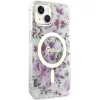 Guess Flower MagSafe tok iPhone 14 - átlátszó-3666339115630 4 kép