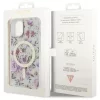 Guess Flower MagSafe tok iPhone 14 - átlátszó-3666339115630 8 kép