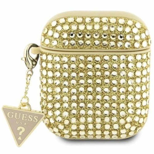 Guess GUA2HDGTPD AirPods 1/2 tok arany/arany Strasszos Háromszög Med-3666339120634 1 kép
