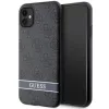 Guess GUHCN61P4SNK iPhone 11 szürke/szürke keménytok 4G Stripe tok