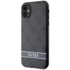 Guess GUHCN61P4SNK iPhone 11 szürke/szürke keménytok 4G Stripe tok-3666339170103 2 kép