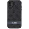 Guess GUHCN61P4SNK iPhone 11 szürke/szürke keménytok 4G Stripe tok-3666339170103 3 kép