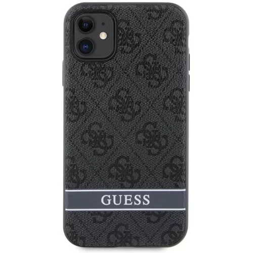 Guess GUHCN61P4SNK iPhone 11 szürke/szürke keménytok 4G Stripe tok-3666339170103 3 kép