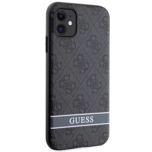 Guess GUHCN61P4SNK iPhone 11 szürke/szürke keménytok 4G Stripe tok-3666339170103 4 kép