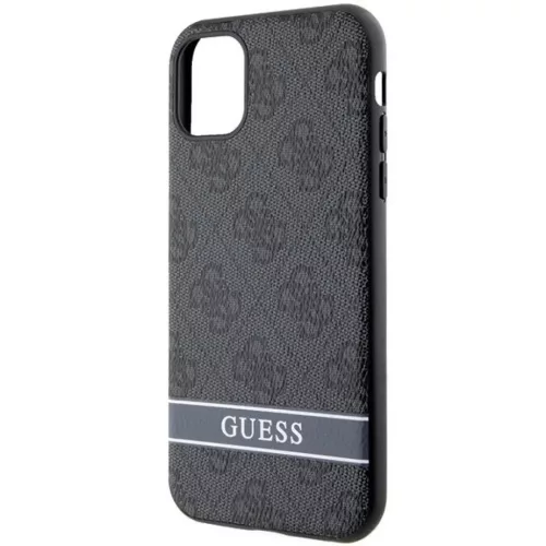 Guess GUHCN61P4SNK iPhone 11 szürke/szürke keménytok 4G Stripe tok-3666339170103 6 kép