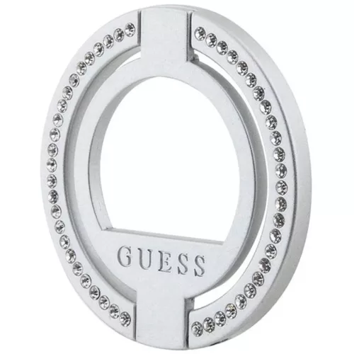 Guess MagSafe Rhinestone gyűrűtartó - ezüst-3666339170387 2 kép