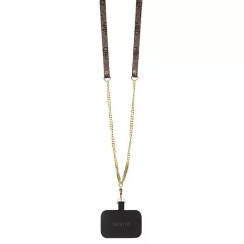Guess GUHCP13LP4TDSCPW tok iPhone 13 Pro / 13 - Barna Crossbody 4G Met-3666339146887 6 kép