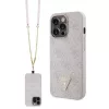 Guess GUHCP13XP4TDSCPP tok iPhone 13 Pro Max 6.7" - rózsaszín Crossbody 4G Metal Logo