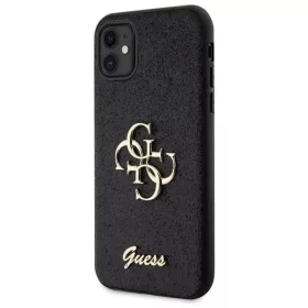 Guess GUHCN61HG4SGK tok iPhone 11  - fekete Glitter Script Big 4G tok-3666339147266 2 kép