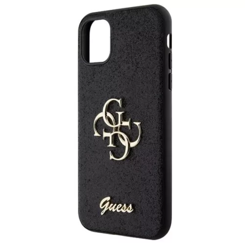 Guess GUHCN61HG4SGK tok iPhone 11  - fekete Glitter Script Big 4G tok-3666339147266 6 kép