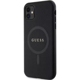 Guess GUHMN61PSAHMCK tok iPhone 11-hez - fekete Saffiano MagSafe-3666339155667 2 kép