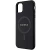 Guess GUHMN61PSAHMCK tok iPhone 11-hez - fekete Saffiano MagSafe-3666339155667 6 kép