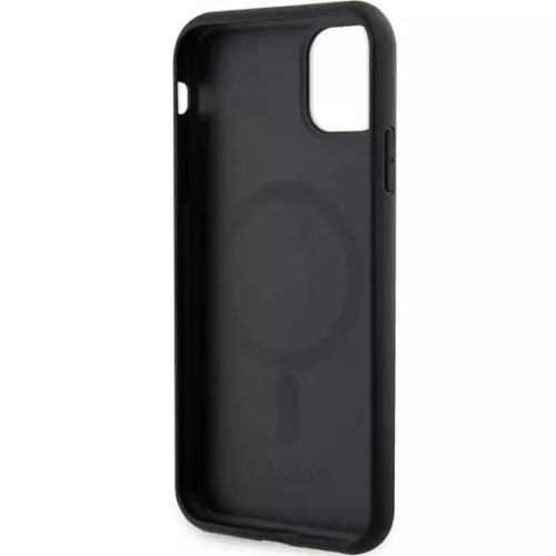 Guess GUHMN61PSAHMCK tok iPhone 11-hez - fekete Saffiano MagSafe-3666339155667 7 kép