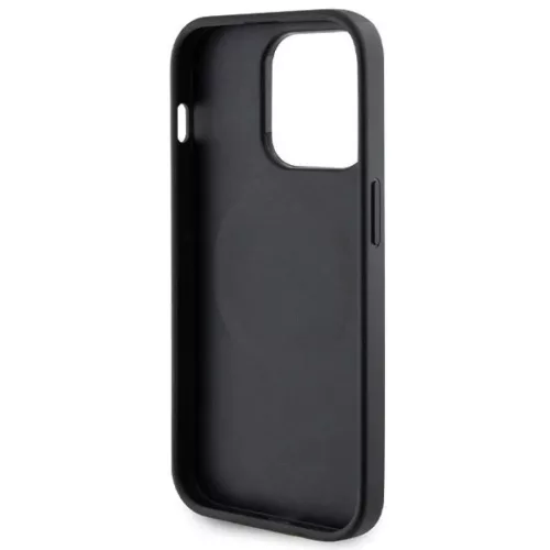 Guess GUHMP14LPSAHMCK tok tok iPhone 14 Pro - fekete Saffiano MagSafe-3666339155742 7 kép
