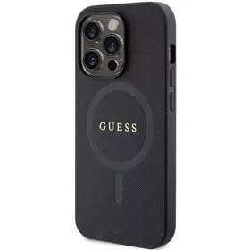 Guess GUHMP14XPSAHMCK tok iPhone 14 Pro Max 6.7" - fekete Saffiano Mag-3666339155759 2 kép